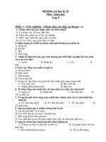 đề cương ôn tập sinh 9