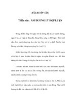 SÁCH TỐ VẤN - Thiên sáu: ÂM DƯƠNG LY HỢP LUẬN ppt