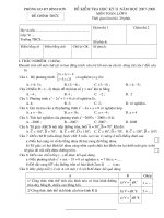 De + Dap an KTHK 2 Toan 9.doc