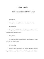 SÁCH TỐ VẤN - Thiên bốn mươi lăm: QUYẾT LUẬN pdf