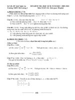 Đề và đáp án thi HK II-Lớp 10(2009-2010)