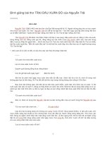 Bình giảng bài thơ TRẠI ĐẦU XUÂN ĐỘ của Nguyễn Trãi