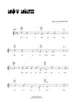 Bài hát một mình - Thanh Tùng (lời bài hát có nốt) pptx