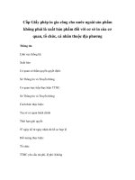 Cấp Giấy phép in gia công cho nước ngoài sản phẩm không phải là xuất bản phẩm đối với cơ sở in của cơ quan, tổ chức, cá nhân thuộc địa phương doc