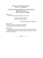 Kiểm tra chất lượng HKII  8