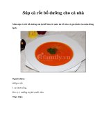 Súp cà rốt bổ dưỡng cho cả nhà ppsx