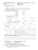 Toán 3: Đề thi HKI (2007-2008)