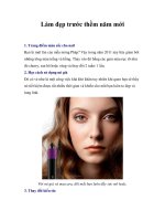 Làm đẹp trước thềm năm mới pot