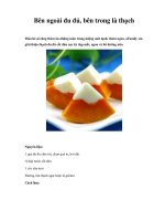 Bên ngoài đu đủ, bên trong là thạch pps