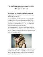 Bí quyết giúp bạn chăm sóc mái tóc xoăn đơn giản và hiệu quả doc