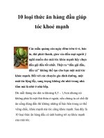 10 loại thức ăn hàng đầu giúp tóc khoẻ mạnh ppsx