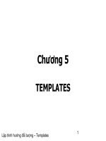 Lập trình hướng đối tượng - Chương 5 doc