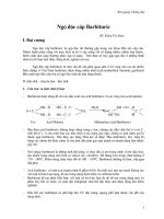 Ngộ độc cấp Barbituric docx