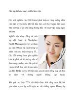 Nên tập thể dục ngay cả khi làm việc pdf