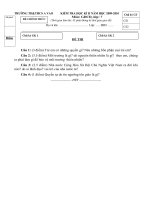 Đề học kì II - GDCD 7