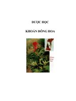DƯỢC HỌC - KHOẢN ĐÔNG HOA pot