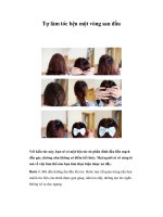 Tự làm tóc bện một vòng sau đầu pdf