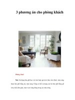 3 phương án cho phòng khách potx