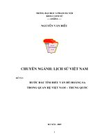 BƯỚC ĐẦU TÌM HIỂU VẤN ĐỀ HOÀNG SA