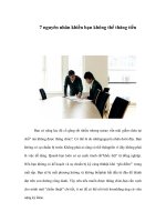 7 nguyên nhân khiến bạn không thể thăng tiến ppsx