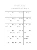 CHÂM CỨU VÀ BÁT PHÁP BẢNG BỔ TẢ THEO SÁCH ‘CHÂM CỨU TỤ ANH’ pdf