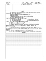 đề kiểm tra vật lý 6