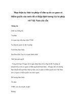 Thực hiện ủy thác tư pháp về dân sự do cơ quan có thẩm quyền của nước đã có hiệp định tương trợ tư pháp với Việt Nam yêu cầu ppsx