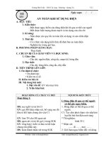 Tiet 33 - An toàn khi sử dụng điện