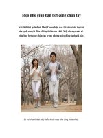 Mẹo nhỏ giúp bạn bớt cóng chân tay docx