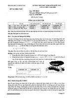 Đề thi HSG Quốc gia Tin học 2009