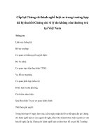 Cấp lại Chứng chỉ hành nghề luật sư trong trường hợp đã bị thu hồi Chứng chỉ vì lý do không còn thường trú tại Việt Nam pps