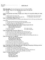 Tiết 75 Kiểm tra phần Thơ truyện hiện đại