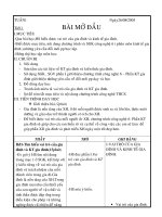 GIÁO ÁN CÔNG NGHỆ 6 CẢ NĂM