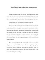 Tập thể dục để ngừa chứng loãng xương và té ngã ppsx