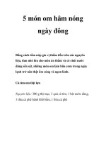 5 món om hâm nóng ngày đông pps