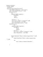 Lập trình C- Bài tập 16 pdf