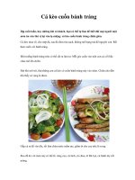 Cá kèo cuốn bánh tráng ppt
