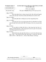 Đề thi GVG THPT Môn Sử