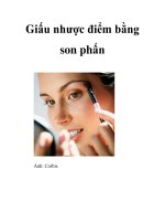 Giấu nhược điểm bằng son phấn ppsx