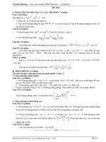 Đề số 1 - Ôn thi Đại học năm 2010