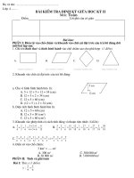 Bai kiem tra Cuoi nam lop 4