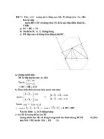 ^ bài luyện thi vào 10 hình học có Hướng dẫn