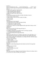 Trắc nghiệm quản trị tài chính 2 pptx