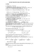 Giúp các bạn thi chuyên/không chuyên Toán vào lớp 10 hết khả năng!!!!!!!!!!!!