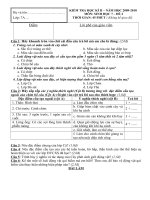 ĐỀ THI SINH 7 HỌC KỲ II