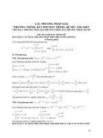 Bai tap ve PT Logarit PT Mu on thi dai hoc