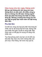 Hóa trang cho tóc ngày Giáng sinh pptx