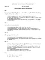 Đề thi vào 10-Hoa-2