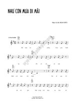 Bài hát như cơn mưa đi mãi - Bảo Chấn (lời bài hát có nốt) ppt