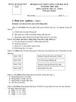 de KS CUOI NAM LOP 4 Mon KHoa